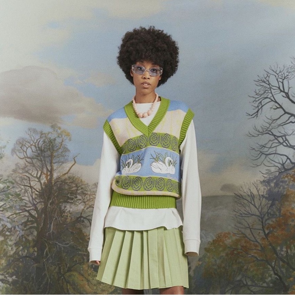 House of Sunny Swan Vest